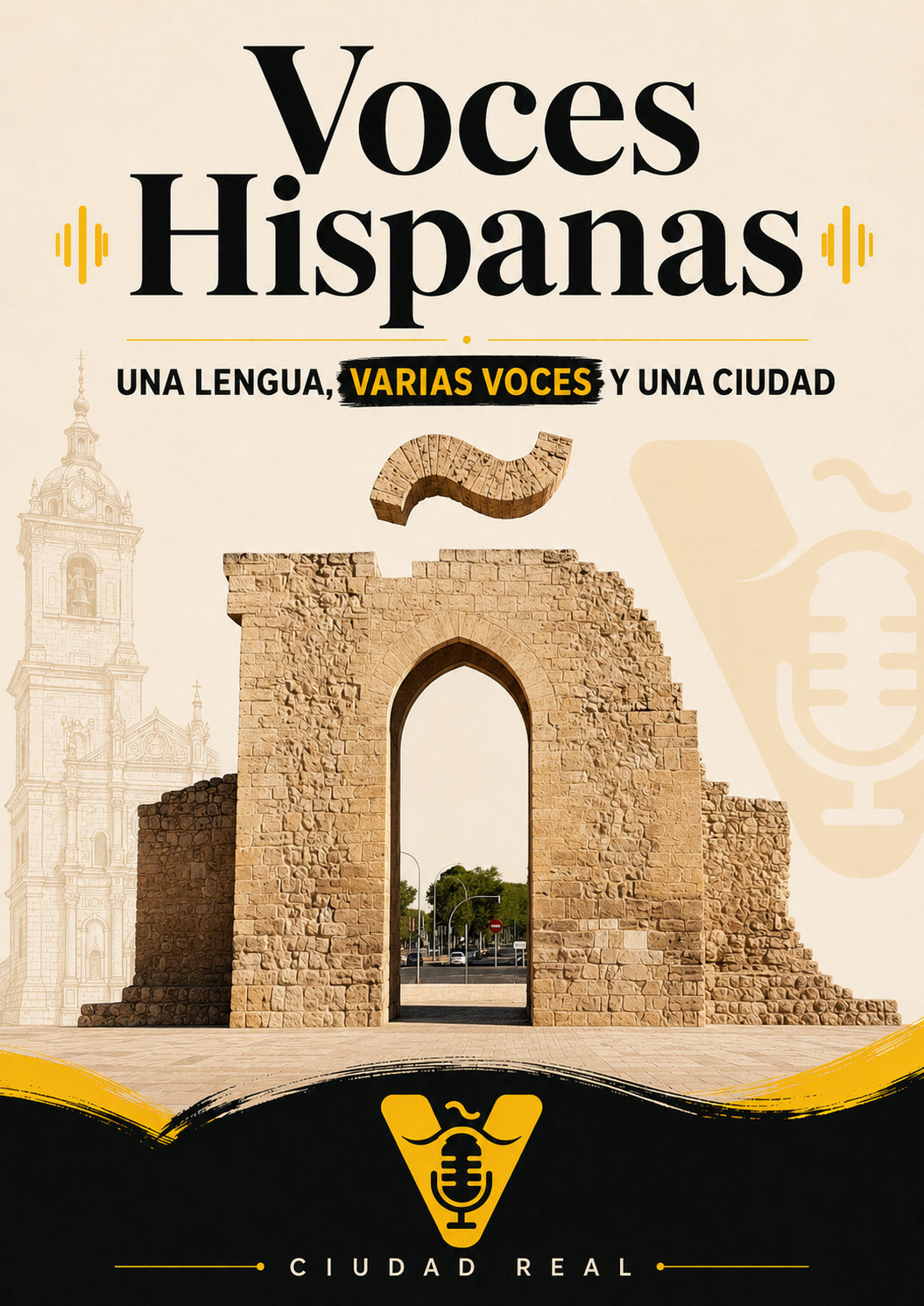 Cartel original de la campaña Voces Hispanas